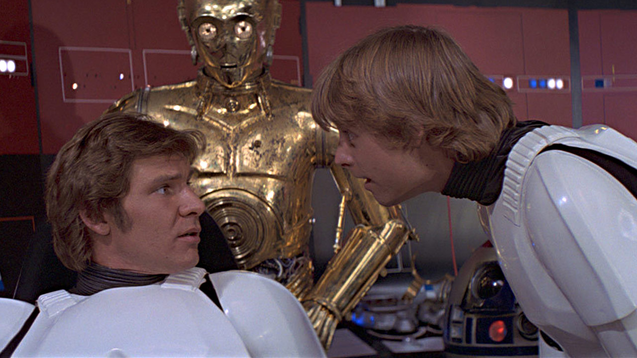 Luke Skywalker et Han Solo